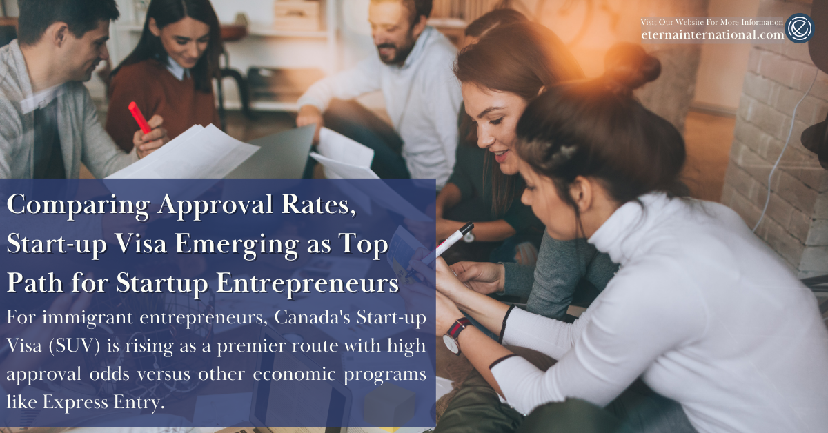 Comparing Approval Rates, Start-up Visa Emerging as Top Path for Startup Entrepreneurs
