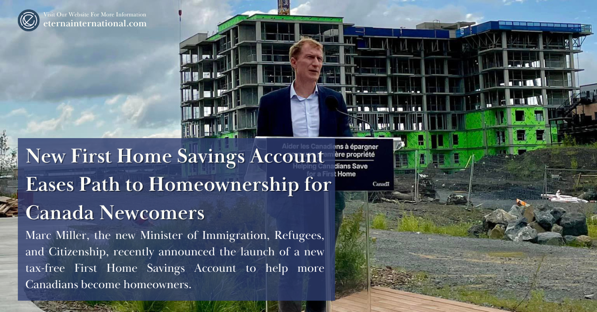 New First Home Savings Account Eases Path to Homeownership for Canada Newcomers