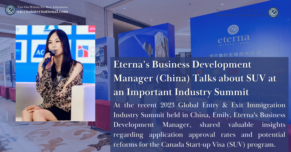 Eterna’s Business Development Manager (China) Talks about SUV at an Important Industry Summit
