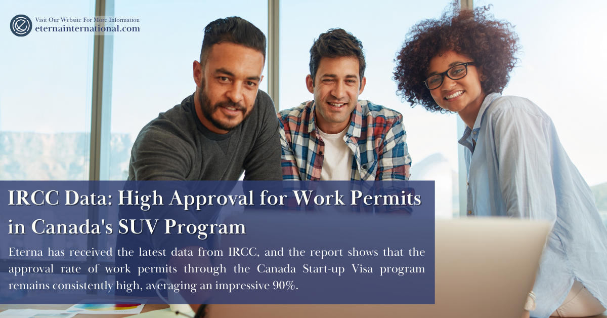 IRCC Data: High Approval for Work Permits in Canada’s SUV Program