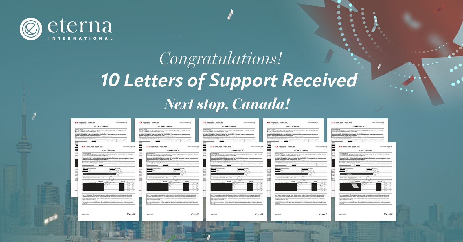 Embracing Complete Joy at the Year’s End: 10 Letters of Support Received under Canada Start-up Visa Program